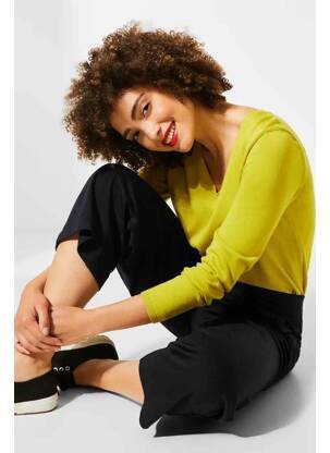 Pantalon larg negru STREET ONE femeie