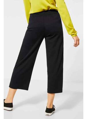 Pantalon larg negru STREET ONE femeie