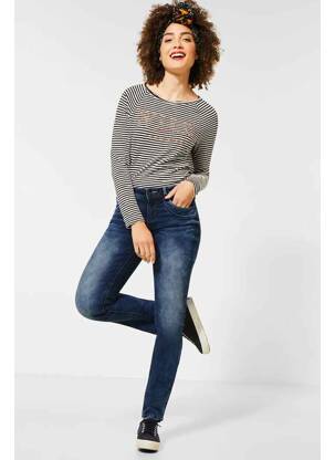 Blugi cu croială slim albastru STREET ONE femeie