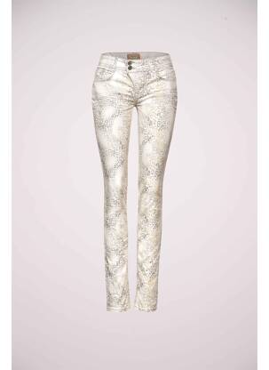 Pantalon slim bej STREET ONE femeie