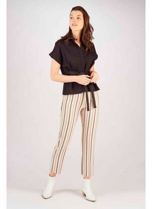 Pantalon chino bej ASTRID BLACK LABEL femme