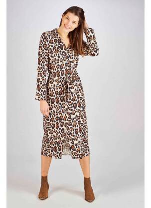 Rochie lungă maro ASTRID BLACK LABEL femeie