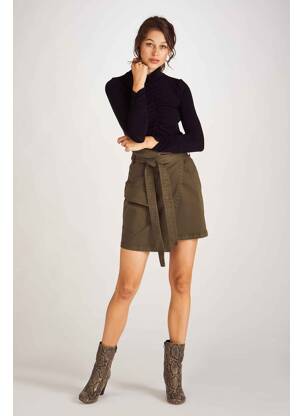 Fustă scurtă verde ASTRID BLACK LABEL femeie