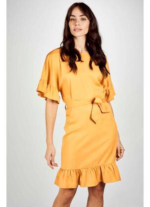 Rochie midi portocalie ASTRID BLACK LABEL femeie