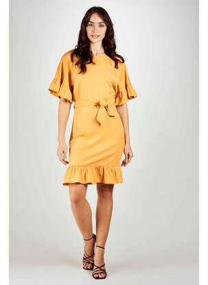 Rochie midi portocalie ASTRID BLACK LABEL femeie