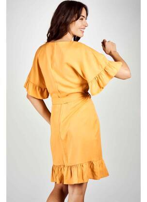 Rochie midi portocalie ASTRID BLACK LABEL femeie