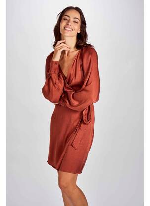Rochie midi maro ASTRID BLACK LABEL femeie