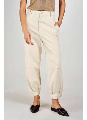 Pantalon drept bej ASTRID BLACK LABEL femeie