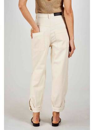 Pantalon drept bej ASTRID BLACK LABEL femeie