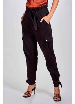 Pantalon cargo negru ASTRID BLACK LABEL femeie