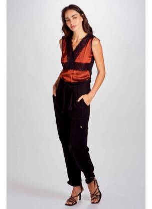 Pantalon cargo negru ASTRID BLACK LABEL femeie