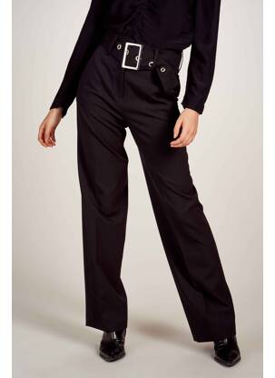 Pantalon larg negru ASTRID BLACK LABEL femeie