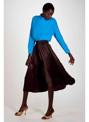 Fustă midi maro ASTRID BLACK LABEL femeie