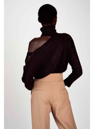 Pulover cu guler înalt negru ASTRID BLACK LABEL femeie