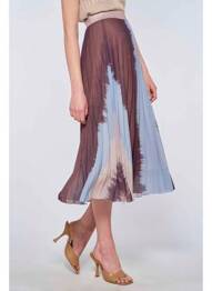 Fustă midi albastru AMELIE & AMELIE femme