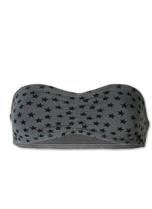 Top scurt gri AB STUDIO femeie