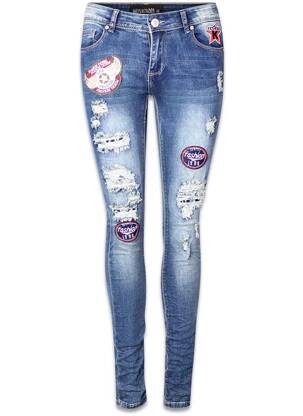Blugi skinny albastru HAILYS femeie