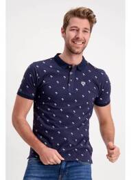 Polo albastru BRUCE & BUTLER  bărbat