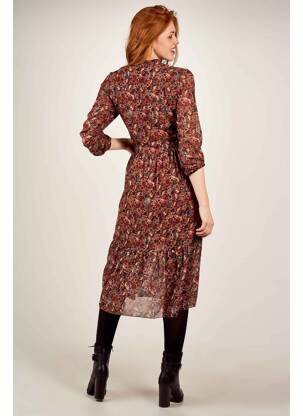 Rochie lungă maro ZABAIONE femeie