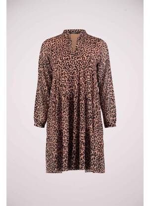 Rochie scurtă maro ZABAIONE femeie