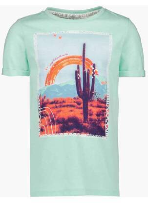 Tricou albastru GARCIA fată