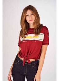 Tricou roșu CYCLO CLUB MARCEL  femme
