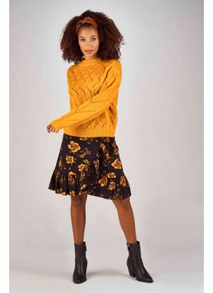 Fustă mini negru CLOUDS OF FASHION femeie