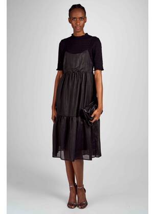 Rochie midi negru CLOUDS OF FASHION femeie