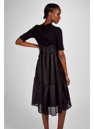 Rochie midi negru CLOUDS OF FASHION femeie
