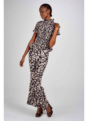 Pantalon evazat negru CLOUDS OF FASHION femeie