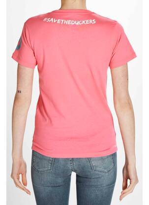Tricou roz SAVE THE DUCK femeie
