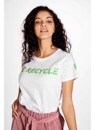 Tricou alb SAVE THE DUCK femeie