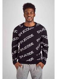 Pulover negru DYJCODE BY DENNIS PRAET  homme