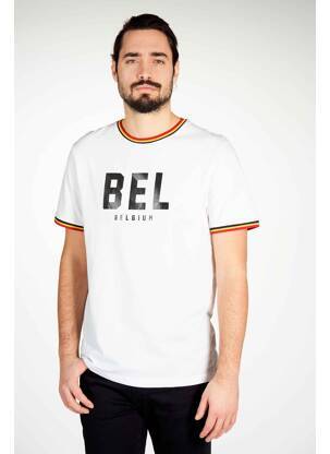 Tricou alb DYJCODE BY DENNIS PRAET  bărbat