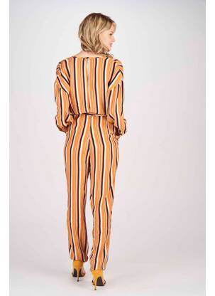 Salopetă-pantalon portocalie DEUX. BY ELINE DE MUNCK femeie