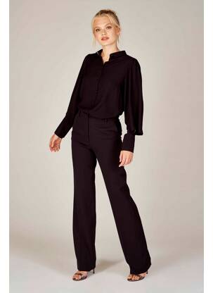 Pantalon chino negru DEUX. BY ELINE DE MUNCK femeie
