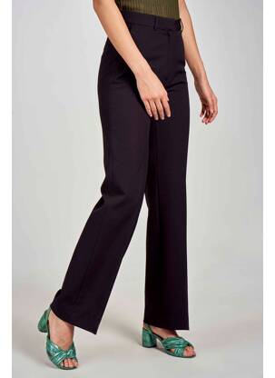 Pantalon chino negru DEUX. BY ELINE DE MUNCK femeie
