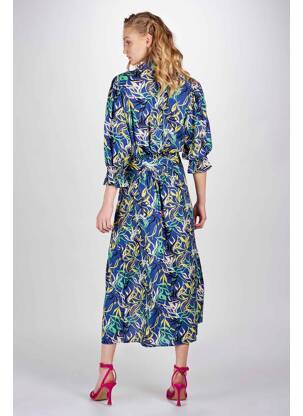 Rochie lungă albastru DEUX. BY ELINE DE MUNCK femeie
