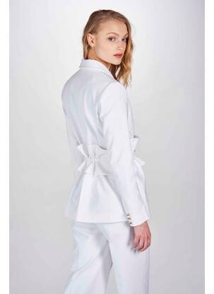 Sacou alb DEUX. BY ELINE DE MUNCK femeie