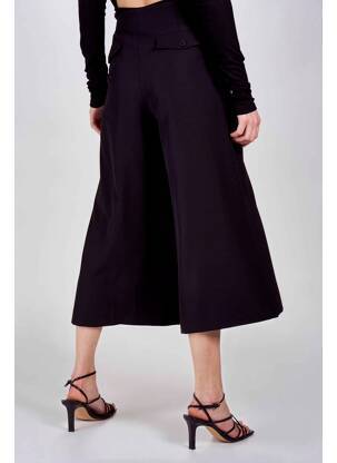 Pantalon larg negru DEUX. BY ELINE DE MUNCK femeie