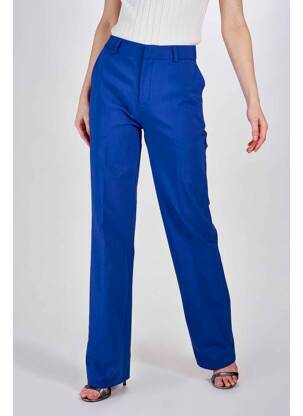 Pantalon chino albastru DEUX. BY ELINE DE MUNCK femeie