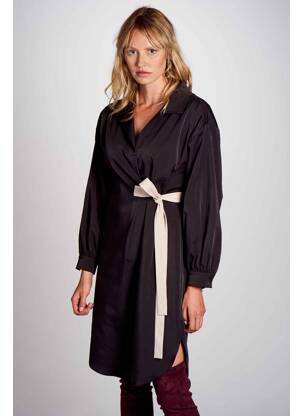 Rochie midi negru DEUX. BY ELINE DE MUNCK femeie