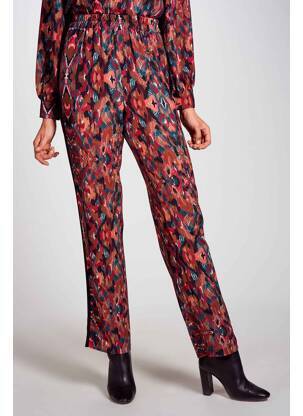 Pantalon drept roșu DEUX. BY ELINE DE MUNCK femeie