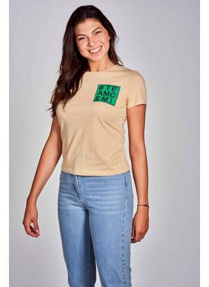 Tricou bej CEMI femeie