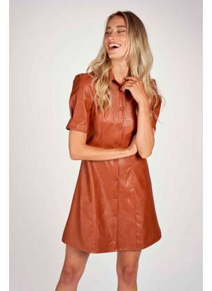 Rochie scurtă maro FOUDRE BY AURELIE VAN DAELEN femeie