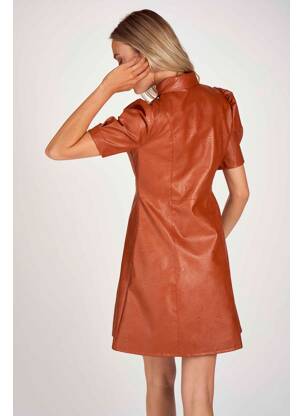 Rochie scurtă maro FOUDRE BY AURELIE VAN DAELEN femeie