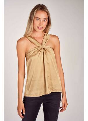 Top bej FOUDRE BY AURELIE VAN DAELEN femeie