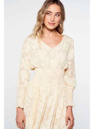 Rochie scurtă bej FOUDRE BY AURELIE VAN DAELEN femeie