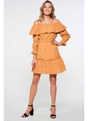 Rochie midi portocalie FOUDRE BY AURELIE VAN DAELEN femeie
