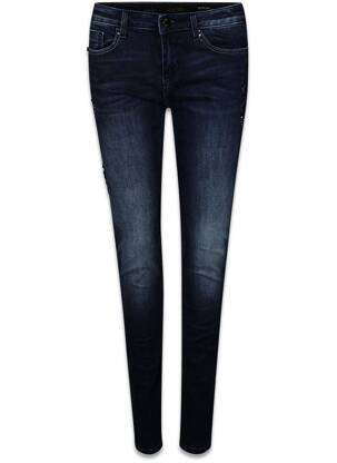 Blugi cu croială slim albastru FRACOMINA femeie